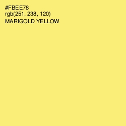 #FBEE78 - Marigold Yellow Color Image